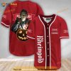 Custom Name Scary Michael Myers Pumpkin Rheingold 3D Baseball Jersey