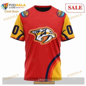 Custom Nashville Predators All Star Sunset Sweatshirt Nhl Hoodie 3d 6