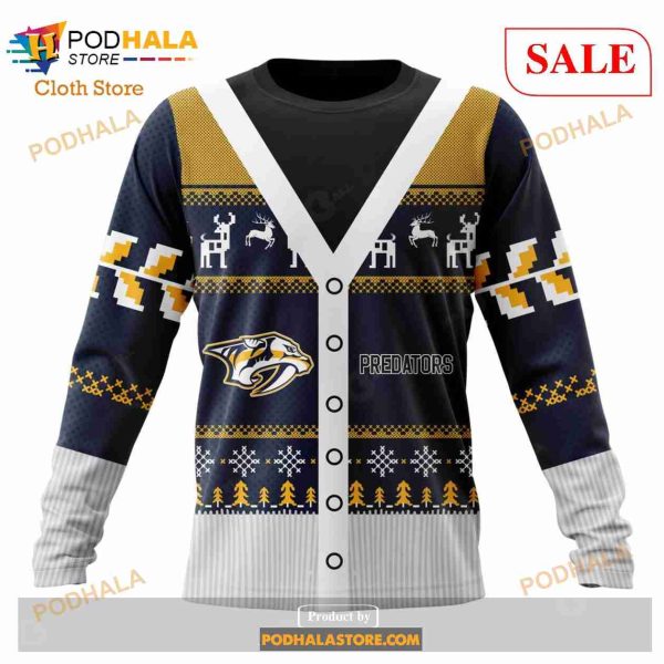 Custom Nashville Predators Chrismas Season Sweatshirt NHL Hoodie 3D