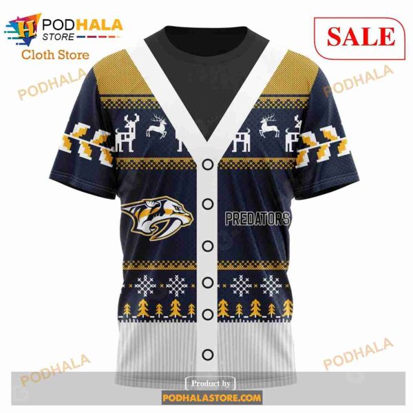 Custom Nashville Predators Chrismas Season Sweatshirt NHL Hoodie 3D