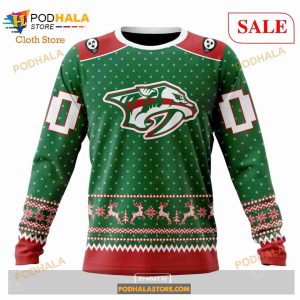 Custom Nashville Predators Christmas Apparel Sweatshirt Nhl Hoodie 3d 4