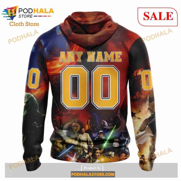 Custom Nashville Predators Design X Star War Sweatshirt NHL Hoodie 3D