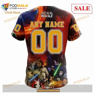 Custom Nashville Predators Design X Star War Sweatshirt Nhl Hoodie 3d 7