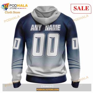 Custom Nashville Predators Retro Gradient Design Nhl Hoodie 3d 3