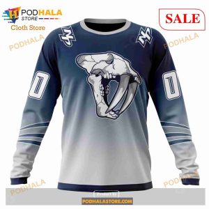 Custom Nashville Predators Retro Gradient Design Nhl Hoodie 3d 4