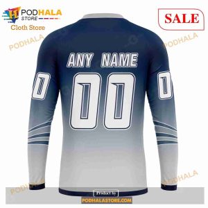 Custom Nashville Predators Retro Gradient Design Nhl Hoodie 3d 5