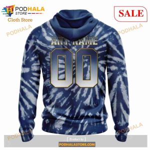 Custom Nashville Predators Retro Vintage Tie Dye Nhl Hoodie 3d 3