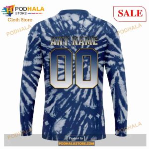 Custom Nashville Predators Retro Vintage Tie Dye Nhl Hoodie 3d 5