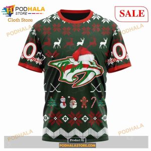 Custom Nashville Predators Sweatshirt Nhl Hoodie 3d Funny Christmas Gifts 6