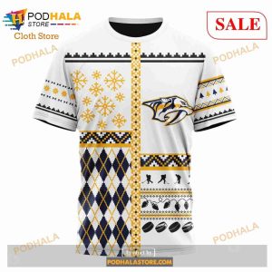 Custom Nashville Predators Unisex Christmas Sweatshirt Nhl Hoodie 3d 6