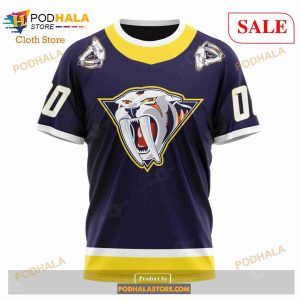 Custom Nashville Predators Unisex With Retro Concepts Sweatshirt Nhl Hoodie 3d 6