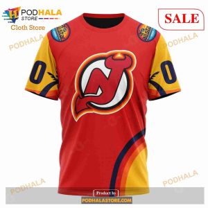 Custom New Jersey Devils All Star Sunset Sweatshirt Nhl Hoodie 3d 6