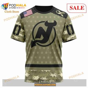 Custom New Jersey Devils Camo Military Appreciation Nhl Hoodie 3d 6