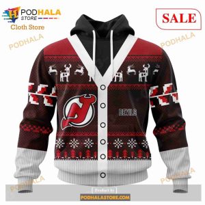 Custom New Jersey Devils Unisex NHL Hoodie 3D, Funny Christmas Merch -  Bring Your Ideas, Thoughts And Imaginations Into Reality Today