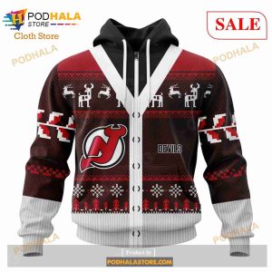 Custom New Jersey Devils Chrismas Season Sweatshirt Nhl Hoodie 3d 2