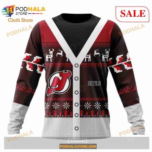 Custom New Jersey Devils Chrismas Season Sweatshirt Nhl Hoodie 3d 4