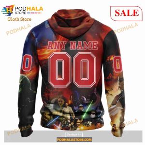 Custom New Jersey Devils Design X Star War Sweatshirt Nhl Hoodie 3d 3