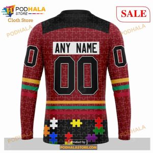 Custom New Jersey Devils Fearless Aganst Autism Sweatshirt Nhl Hoodie 3d 5
