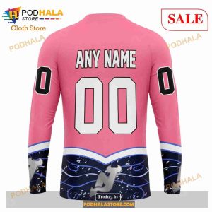 Custom New Jersey Devils Fights Cancer Sweatshirt Nhl Hoodie 3d 5
