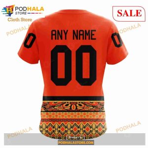 Custom New Jersey Devils National Day For Truth And Reconciliation Nhl Hoodie 3d 7