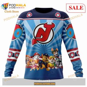 Custom New Jersey Devils Paw Patrol Sweatshirt Nhl Hoodie 3d 4