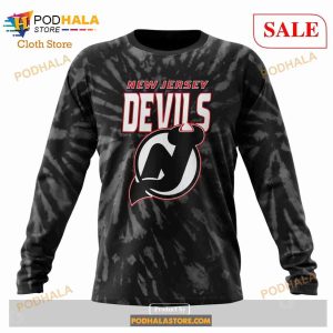 Custom New Jersey Devils Retro Vintage Tie Dye Sweatshirt Nhl Hoodie 3d 4