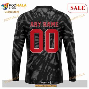 Custom New Jersey Devils Retro Vintage Tie Dye Sweatshirt Nhl Hoodie 3d 5
