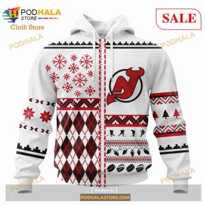 Custom New Jersey Devils Unisex Christmas Sweatshirt Nhl Hoodie 3d 2