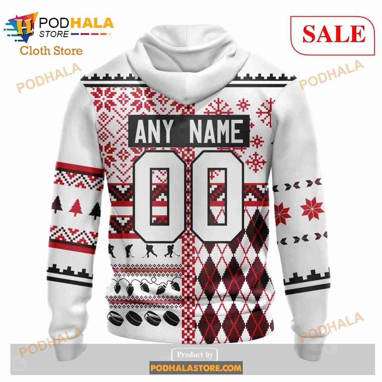 Personalized Vintage NHL New Jersey Devils Throwback Jersey White 3D Hoodie