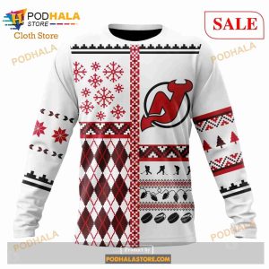 Custom New Jersey Devils Unisex Christmas Sweatshirt Nhl Hoodie 3d 4