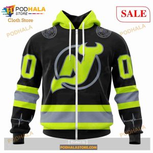 Personalized NHL New Jersey Devils Special Lavender Hockey Fights Cancer  All Over Print 3D Hoodie Unisex