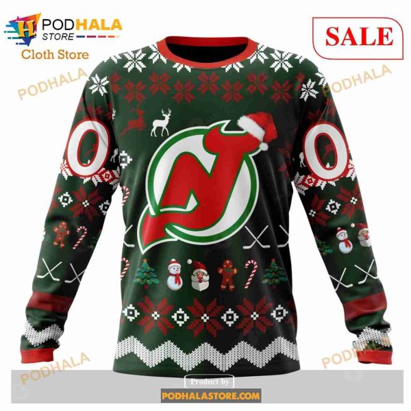 Custom New Jersey Devils Unisex NHL Hoodie 3D, Funny Christmas Merch