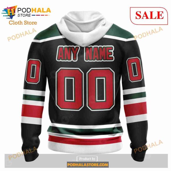 Custom New Jersey Devils Unisex With Retro Concepts Sweatshirt NHL Hoodie 3D