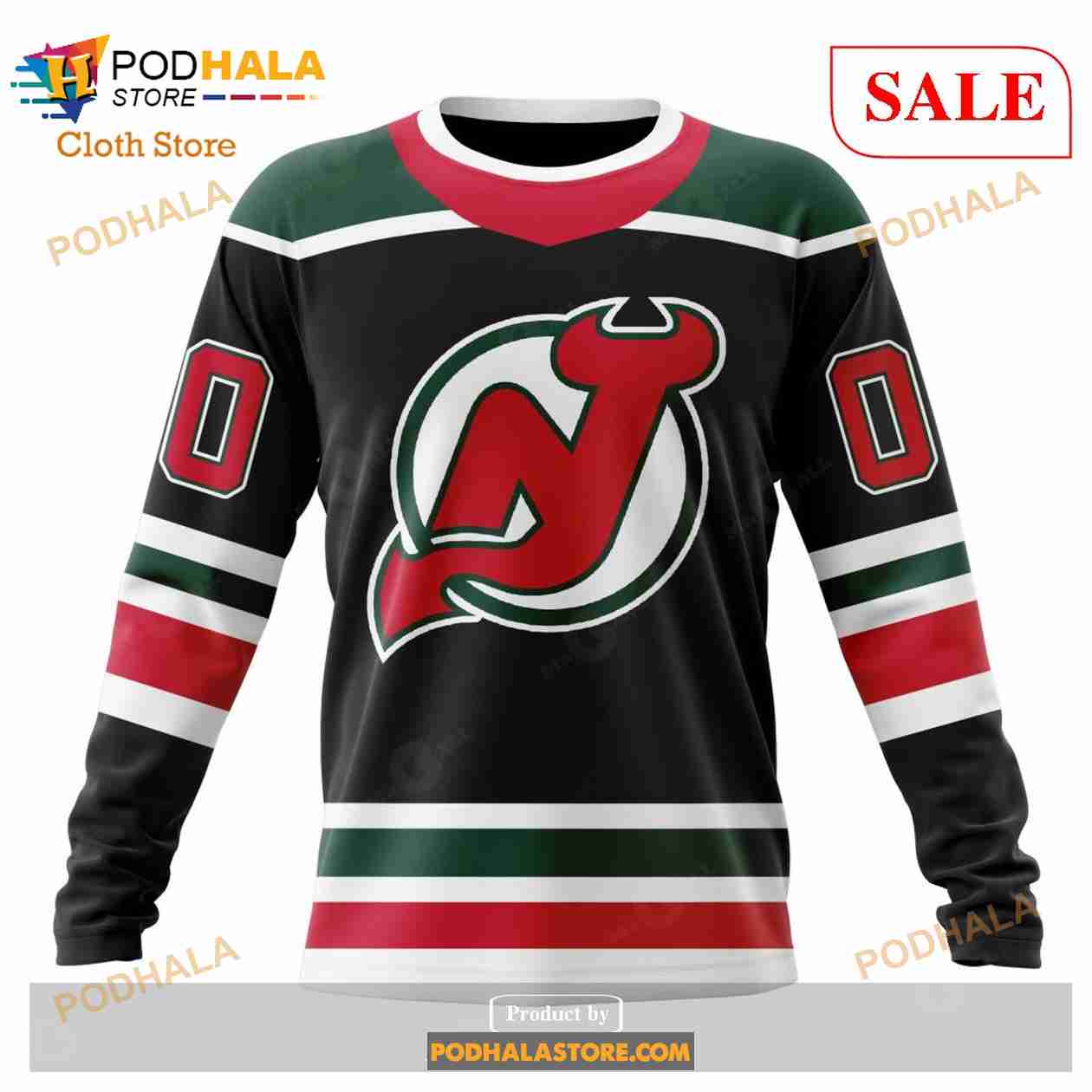 Retro Devils Hockey T-Shirt, New Jersey Devils Sweatshirt