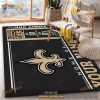 Custom New Orleans Saints Wincraft Custom NFL Area Rug For Christmas, Us Gift Decor
