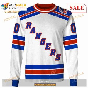 Custom New York Rangers 1994 Throwback Vintage Home Shirt Hoodie 3d 3