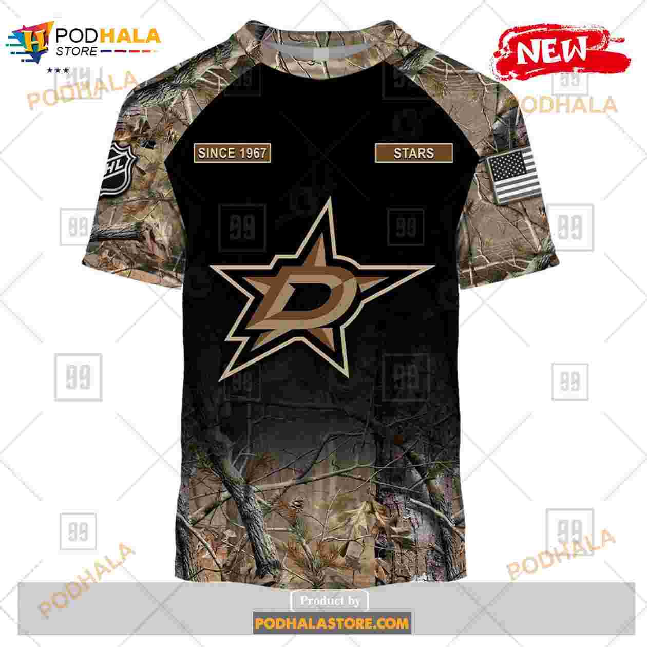 Hockey Jersey Dallas Stars 3D model