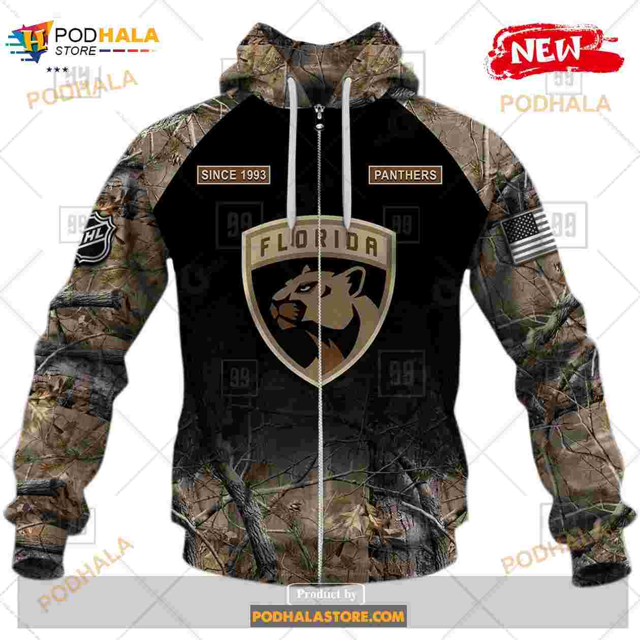 Custom Florida Panthers Fights Cancer Sweatshirt NHL Hoodie 3D