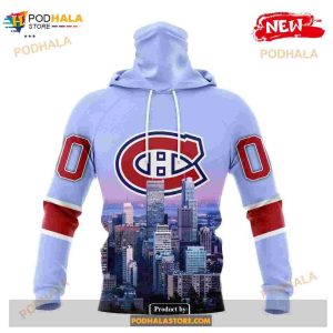 Custom Nhl Montreal Canadiens Special Design With City Skyline Hoodie Sweatshirt Shirt 3d 4