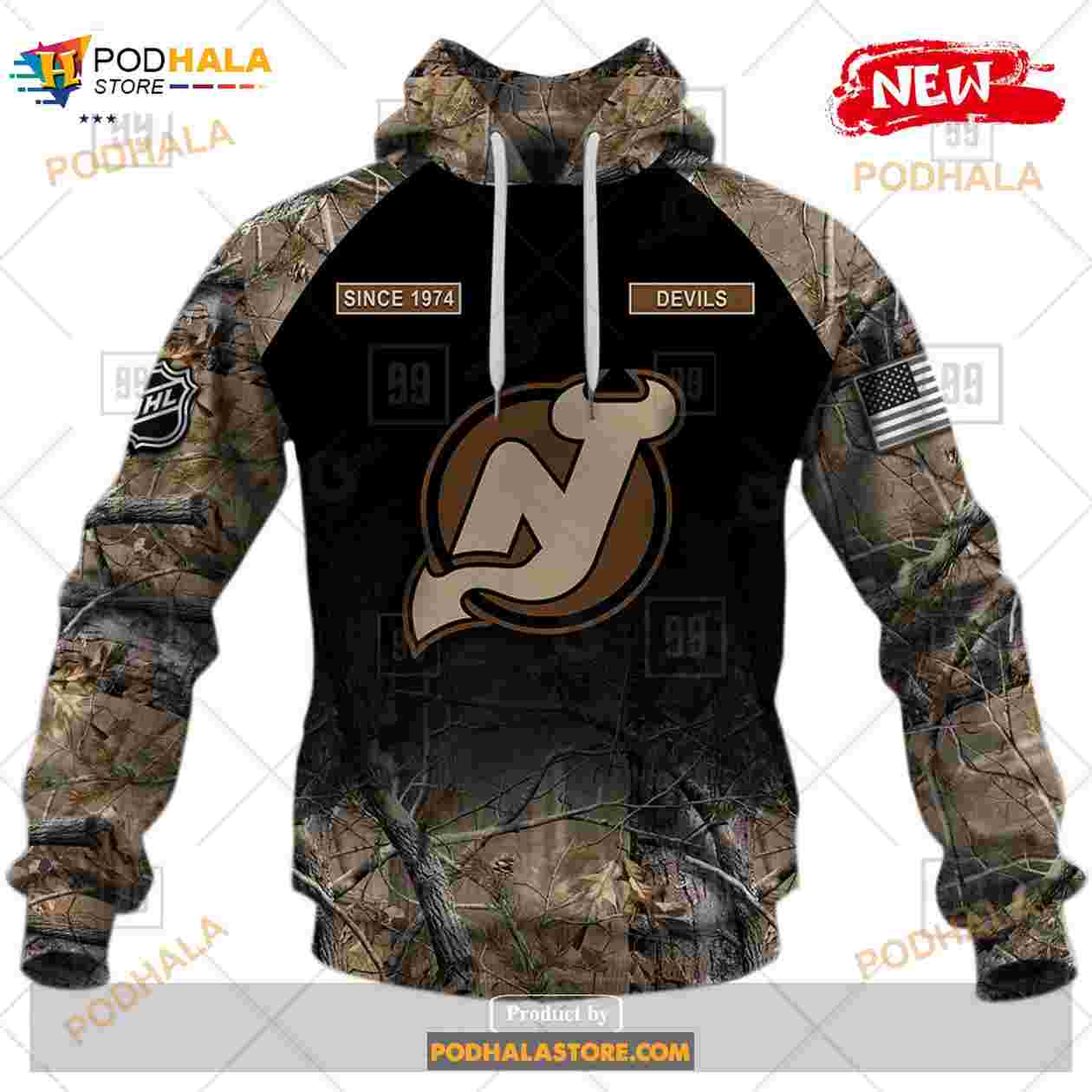New Jersey Devils Hoodie 3D Military Camouflage Custom Jersey Devils Gift -  Personalized Gifts: Family, Sports, Occasions, Trending