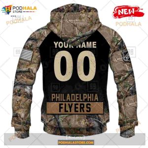 Custom Nhl Philadelphia Flyers Hunting Camouflage Design Hoodie Sweatshirt Shirt 3d 6