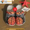 Custom & Number Dimond Basketball Orange Clogband 3D Crocs