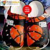 Custom & Number Heart Basketball Clogband 3D Crocs Clog Shoes