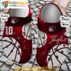 Custom & Number Love And Basketball Red Clogband 3D Crocs