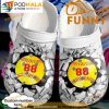 Custom Number Softball Broken Wall Crocband 3D Crocs