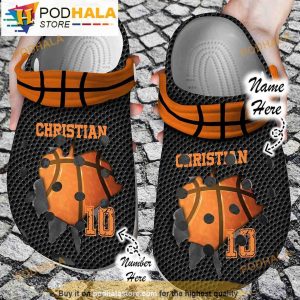 Custom & Number Soul Basketball Gifts Clogband 3D Crocs