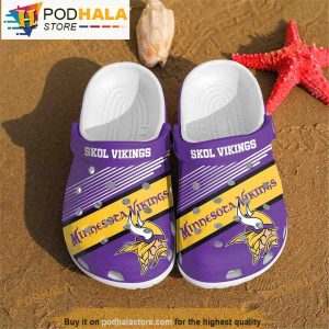 Custom Skol Minnesota Vikings Crocband 3D Crocs