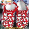 Custom Snoopy Pattern Red Crocband 3D Crocs Clog Shoes