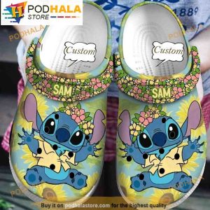 Custom Sunflowers Stitch Crocband 3D Crocs Clog Shoes