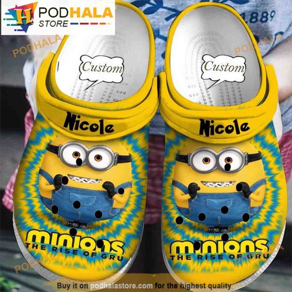 Custom The Rise Of Gru Minion Crocband 3D Crocs